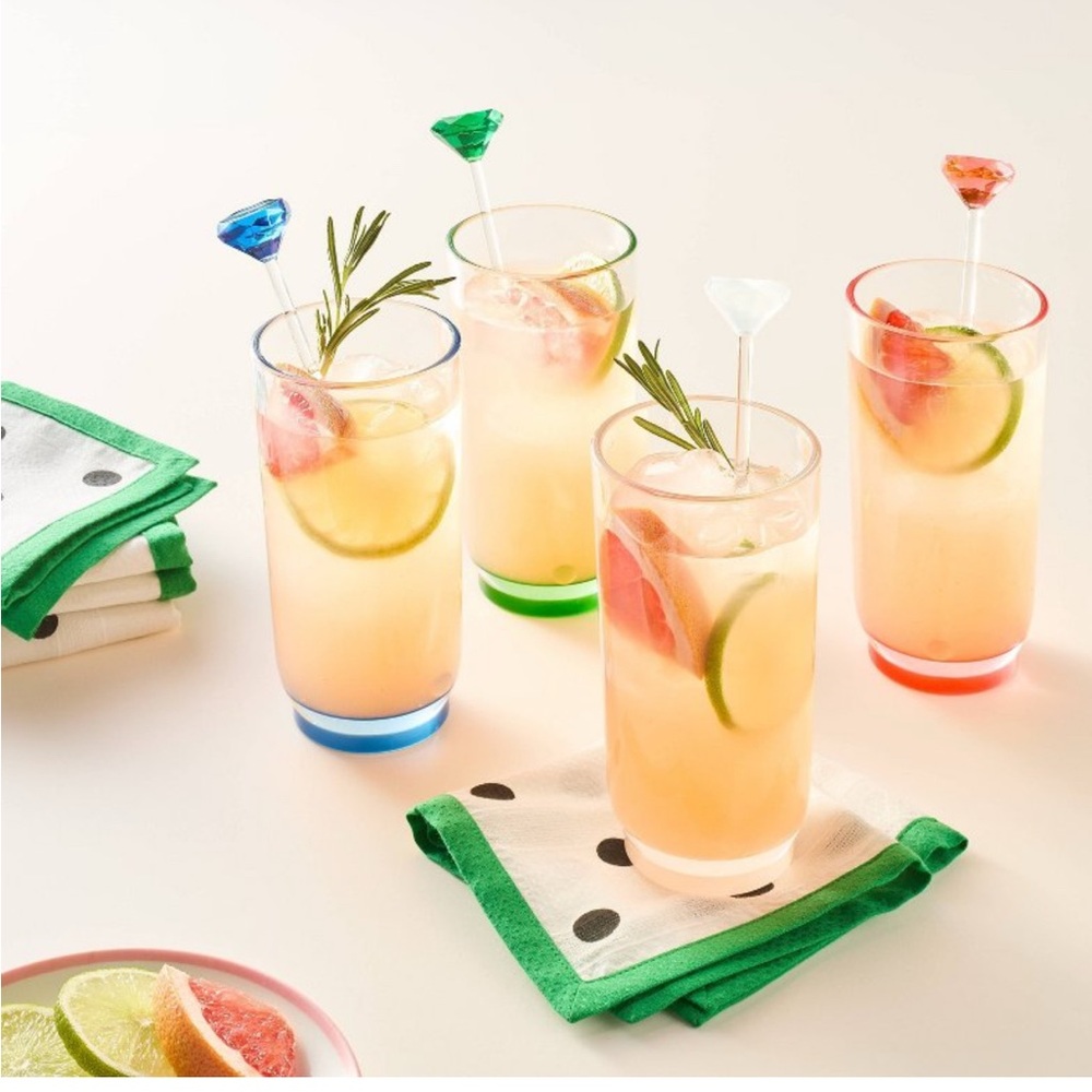 4pc Acrylic Gem Stir Sticks kate spade new york x Target